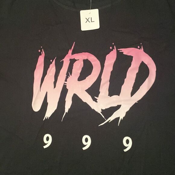 Men’s Black Juice Wrld Short Sleeve T-Shirt Size XL NEW - Picture 2 of 6